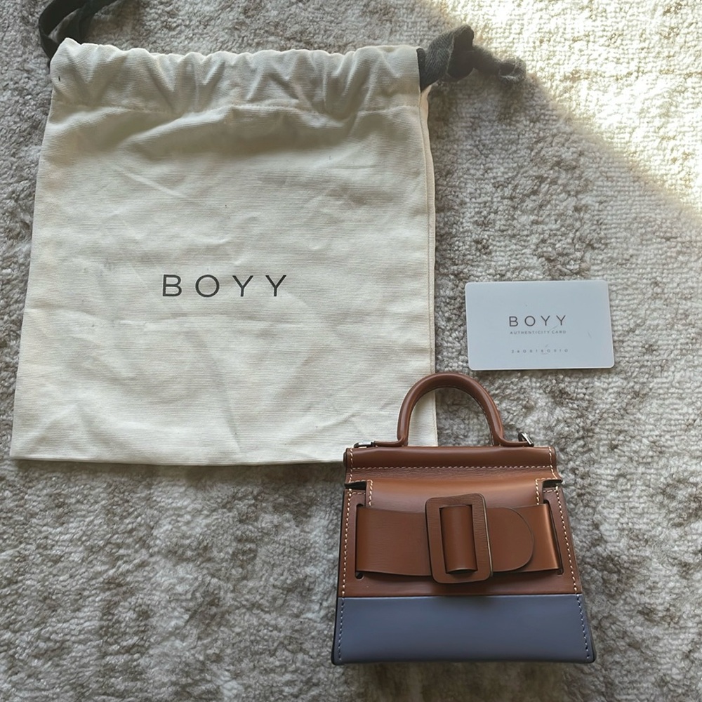 BOYY Brown and Gray Mini Bag
